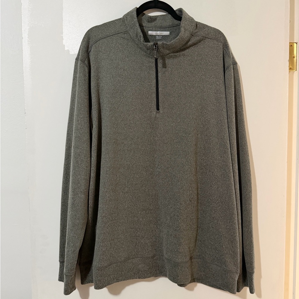 Greg Norman Collection Men's Zip-Up Sweater in Gray